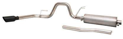 Black Elite Cat-Back Single Exhaust System; Stainless by Gibson Performance Exhaust