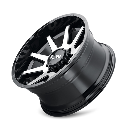ION 143 GLOSS BLACK MACHINED 20X10 8-165.1 -19MM 125.2MM by Ion Alloy