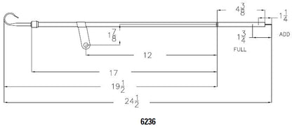 Fits 1965-1990 Chevrolet 396-454 Big Block with Oil Pan Mounted Dipstick. by Mr Gasket
