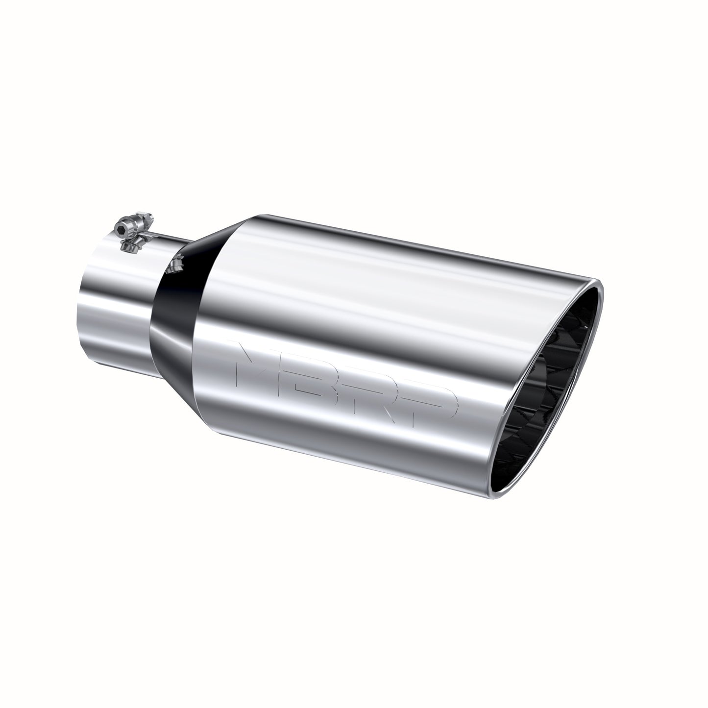 Tip. 8in. O.D.. Rolled End. 5in. inlet 18in. in length. T304 Stainless Steel. by MBRP Exhaust