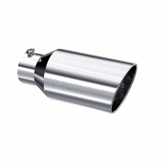 Tip. 8in. O.D.. Rolled End. 5in. inlet 18in. in length. T304 Stainless Steel. by MBRP Exhaust