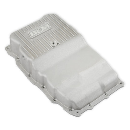 B&M Hi-Tek Heavy-Duty Deep Transmission Pan - GM 10L80 - Aluminum - Natural by B&M