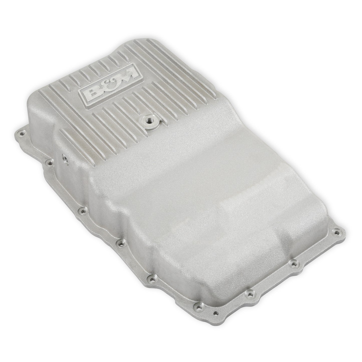 B&M Hi-Tek Heavy-Duty Deep Transmission Pan - GM 10L80 - Aluminum - Natural by B&M