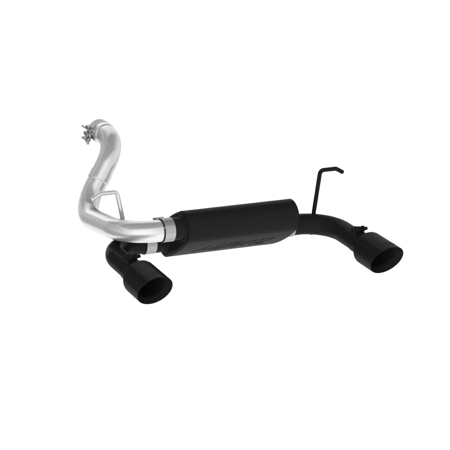2.5in. Axle-Back. Dual Rear Exit. Black Coated Aluminized Steel. by MBRP Exhaust