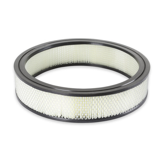 Mr. Gasket Air Filter - 14 Inch x 3 Inch - Replacement - White by Mr Gasket