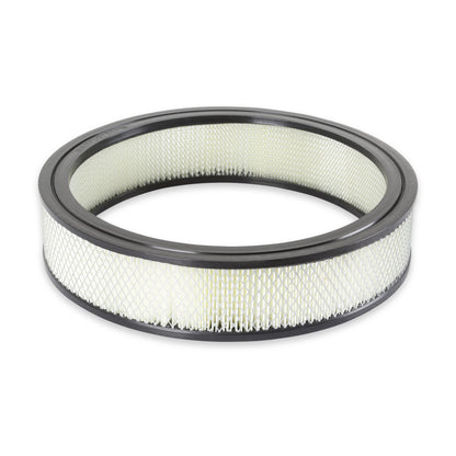 Mr. Gasket Air Filter - 14 Inch x 3 Inch - Replacement - White by Mr Gasket