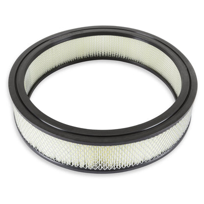 Mr. Gasket Air Filter - 14 Inch x 3 Inch - Replacement - White by Mr Gasket