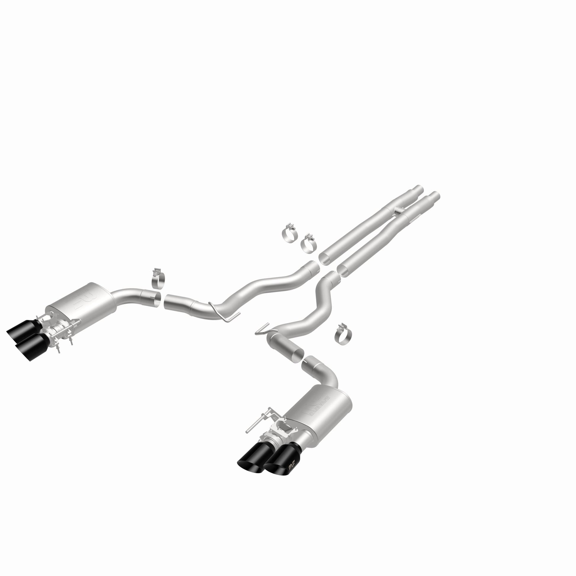 Magnaflow Competition Series Black Chrome Tips Cat-Back System by MagnaFlow Exhaust Products