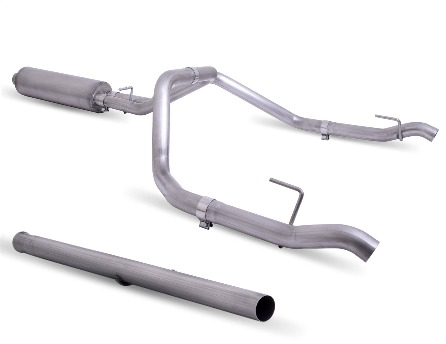 Cat-Back Dual Split Exhaust System; Stainless by Gibson Performance Exhaust