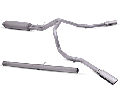 Cat-Back Dual Extreme Exhaust System; Stainless by Gibson Performance Exhaust