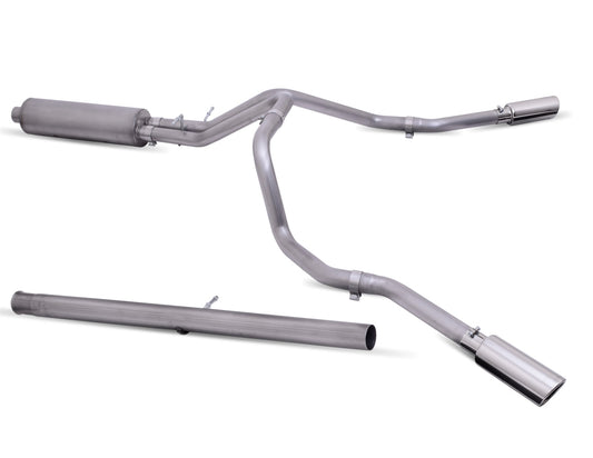 Cat-Back Dual Extreme Exhaust System; Stainless by Gibson Performance Exhaust