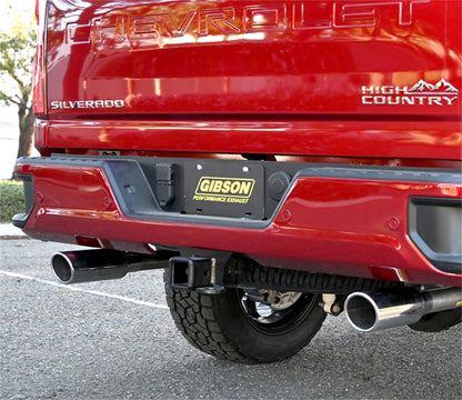 Cat-Back Dual Split Exhaust System; Stainless by Gibson Performance Exhaust