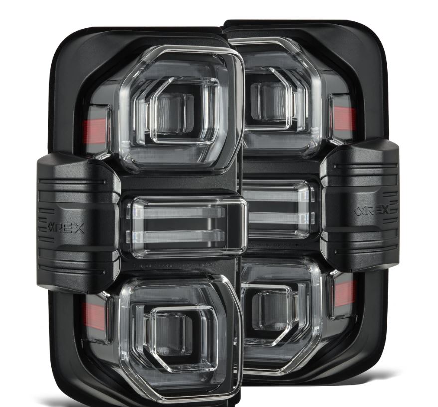 Prismatic LED Taillights Black by AlphaRex
