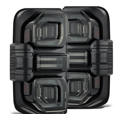 Prismatic LED Taillights Alpha Black by AlphaRex