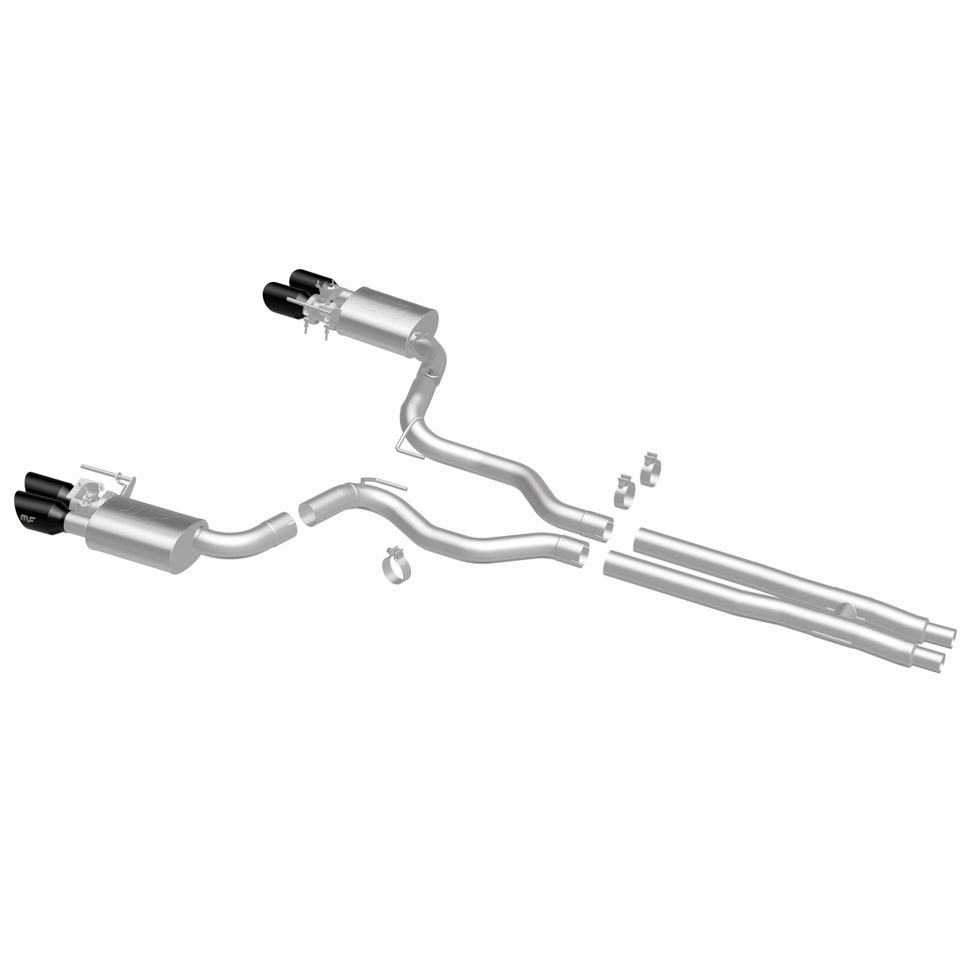 Magnaflow Competition Series Black Chrome Tips Cat-Back System by MagnaFlow Exhaust Products