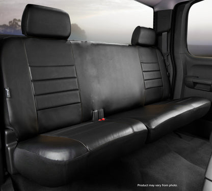 SL60 Series - Leatherlite Simulated Leather Custom Fit Rear Seat Cover- Black by FIA