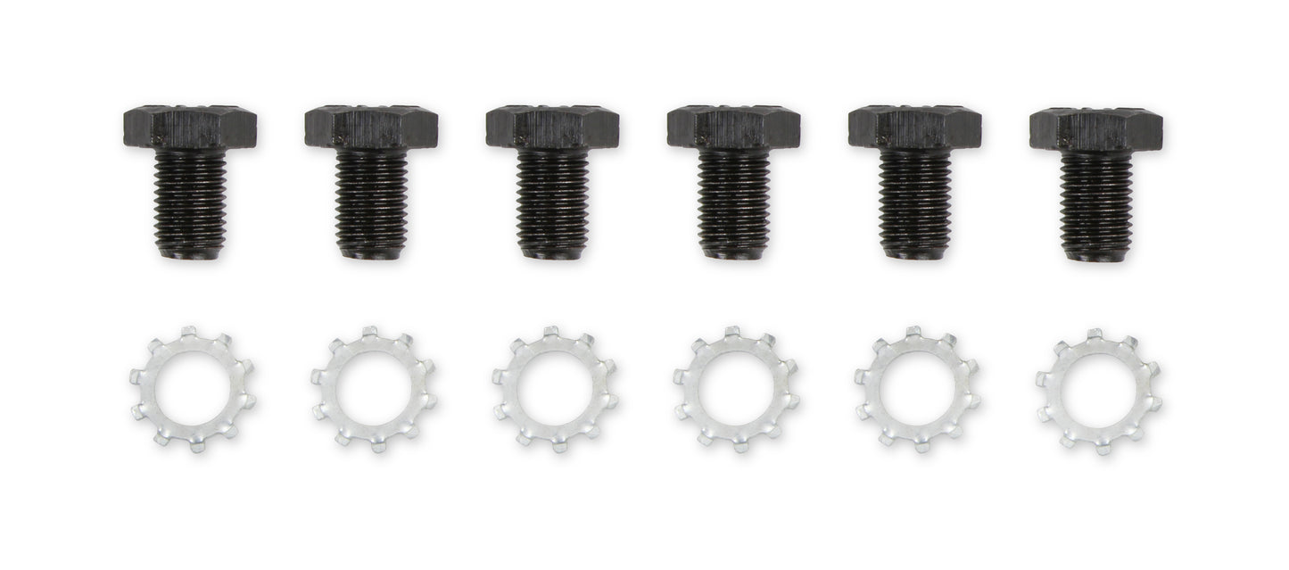 Fits Various GM V6 and V8 applications - Grade 8 Steel - Black Oxide by Mr Gasket