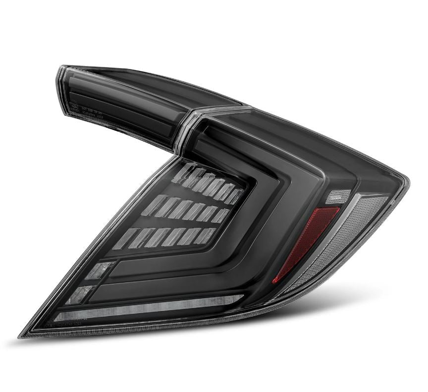 Prismatic LED Taillights Black Red by AlphaRex