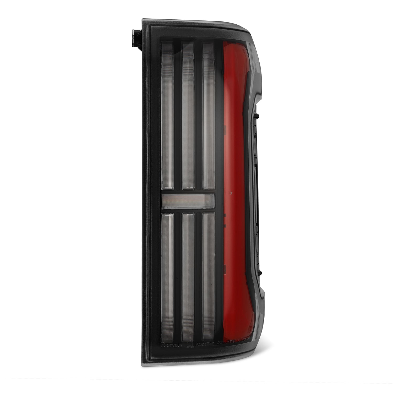 Prismatic LED Taillights Black Red by AlphaRex