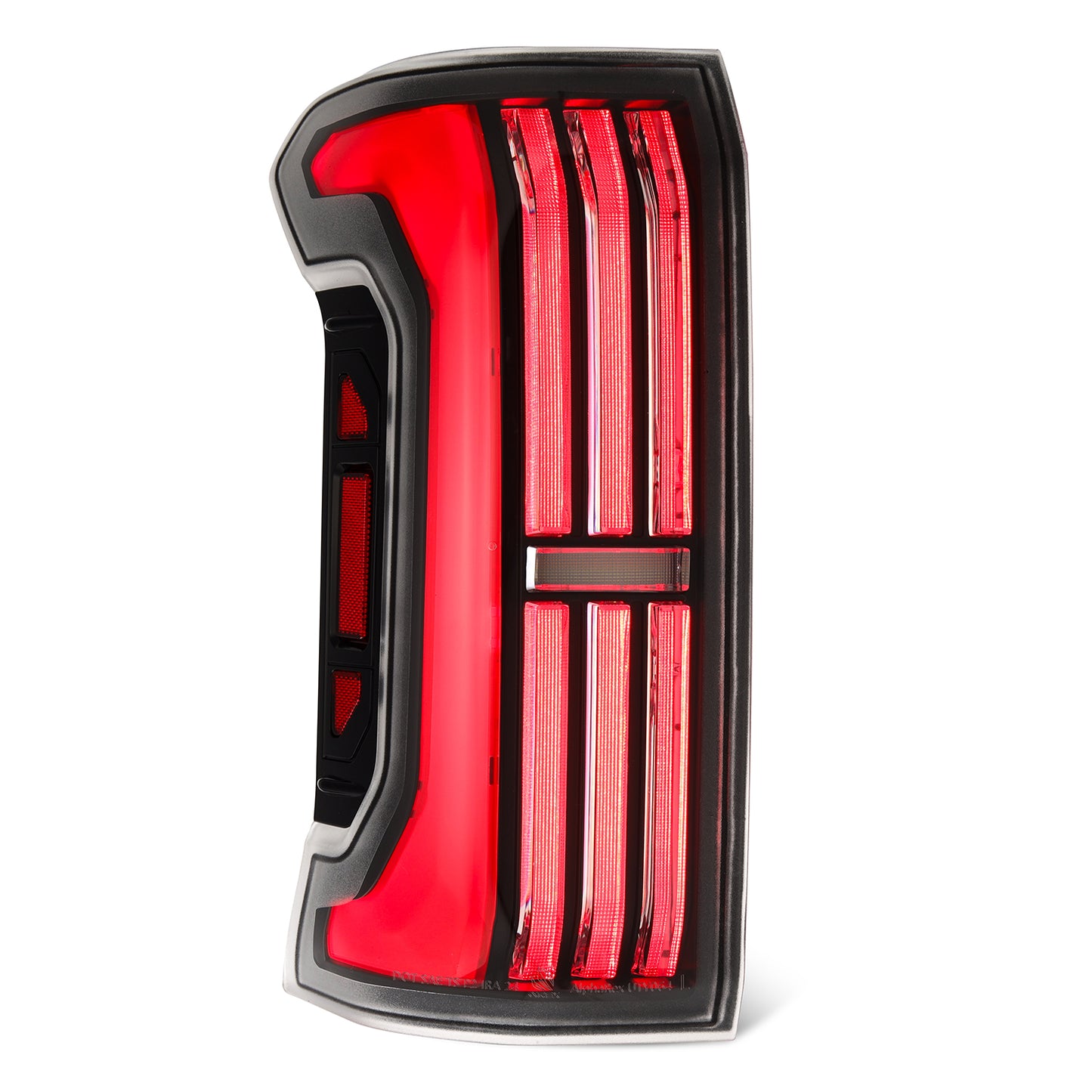 Prismatic LED Taillights Black Red by AlphaRex