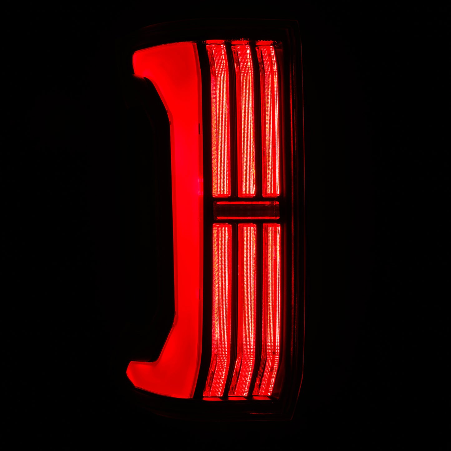 Prismatic LED Taillights Black Red by AlphaRex