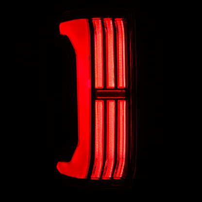 Prismatic LED Taillights Black Red by AlphaRex