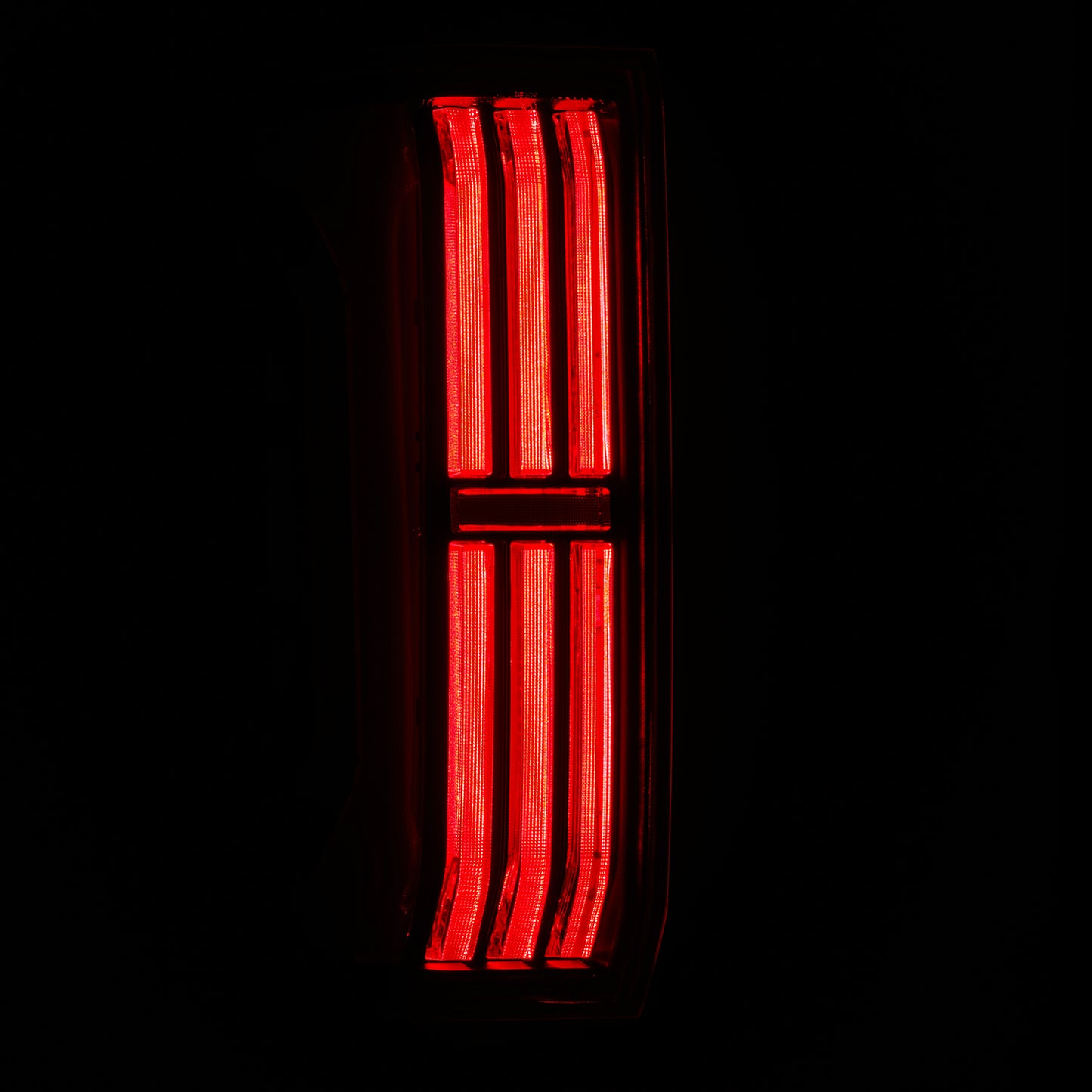 Prismatic LED Taillights Black Red by AlphaRex