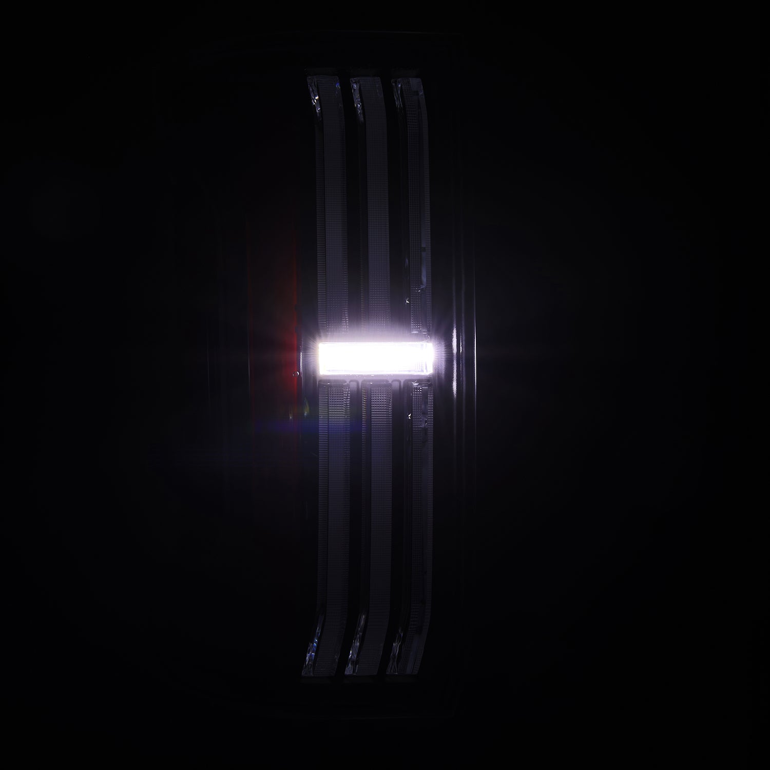 Prismatic LED Taillights Black Red by AlphaRex