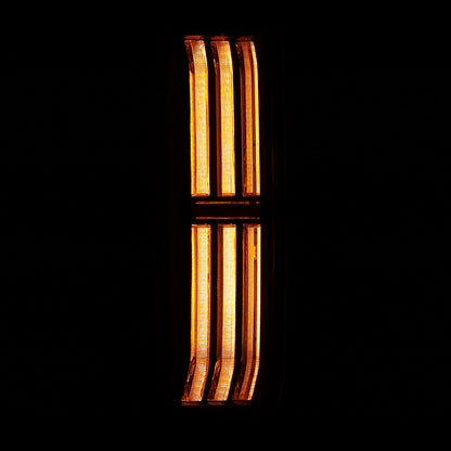 Prismatic LED Taillights Black Red by AlphaRex