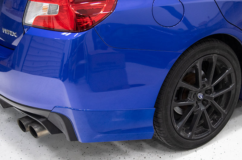 OLM Paint Matched JDM Style Rear Splash Guards (Galaxy Blue Pearl) - 2015-2021 WRX / STI by OLM