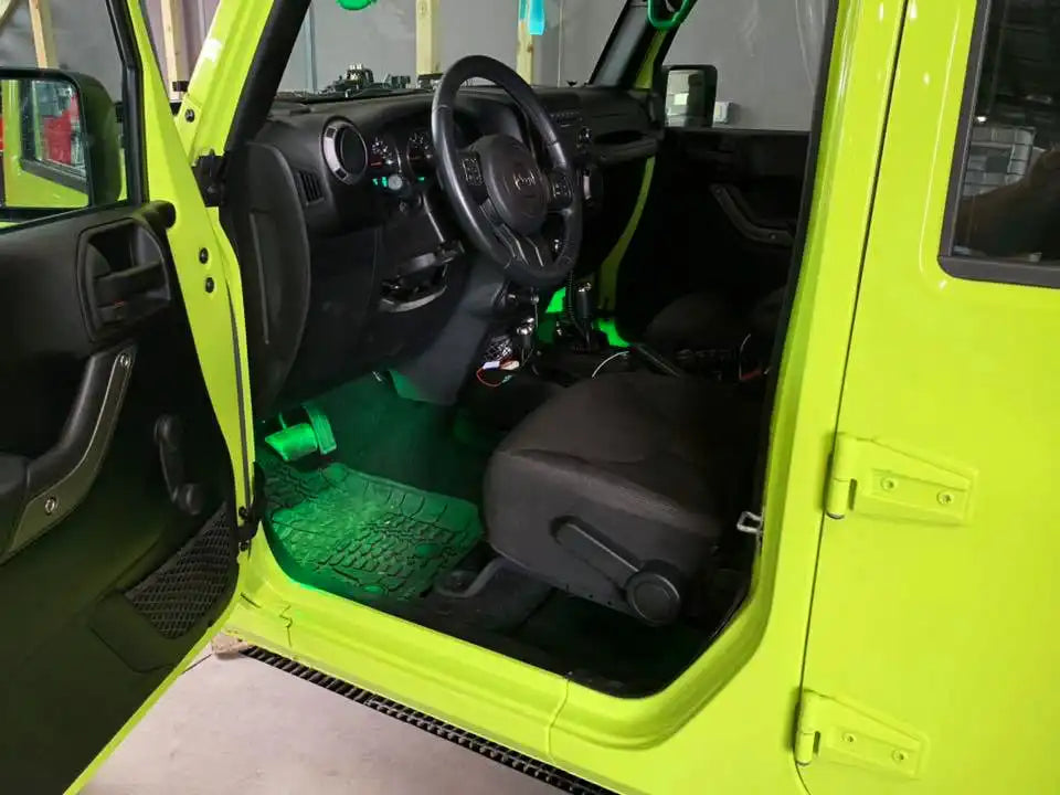 Jeep Wrangler JL/Gladiator JT ORACLE Ambient LED Lighting Footwell Kit by ORACLE Lighting