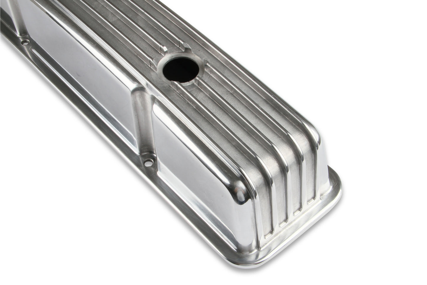 Mr. Gasket Cast Aluminum Finned Valve Covers - Polished by Mr Gasket