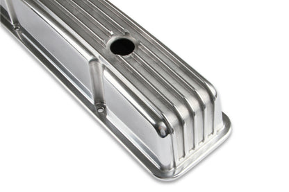 Mr. Gasket Cast Aluminum Finned Valve Covers - Polished by Mr Gasket