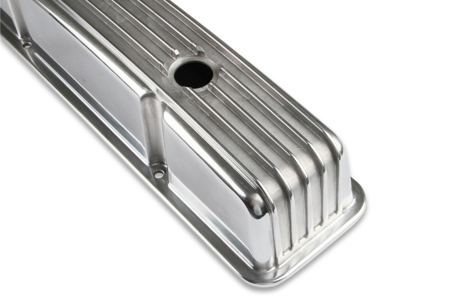 Mr. Gasket Cast Aluminum Finned Valve Covers - Polished by Mr Gasket