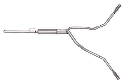 Cat-Back Dual Extreme Exhaust System; Stainless by Gibson Performance Exhaust