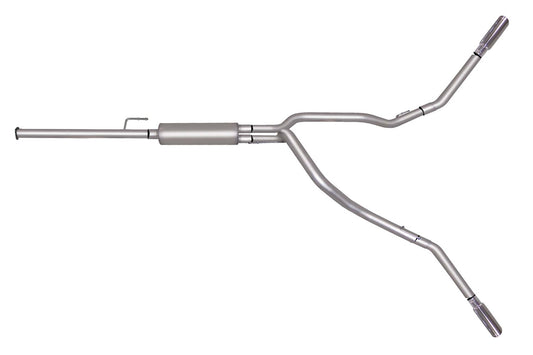 Cat-Back Dual Extreme Exhaust System; Stainless by Gibson Performance Exhaust