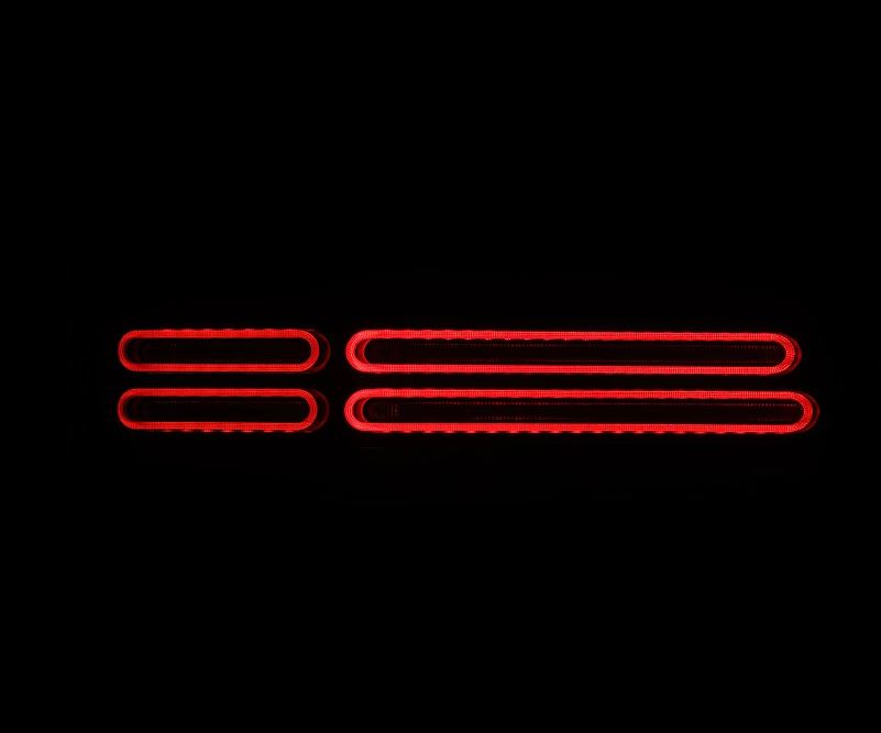 Prismatic LED Taillights Black by AlphaRex