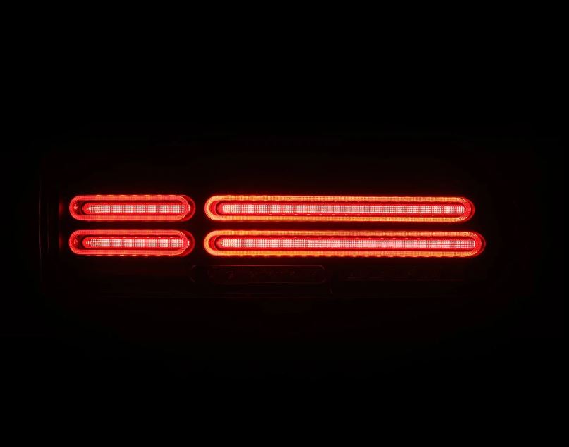 Prismatic LED Taillights Black by AlphaRex