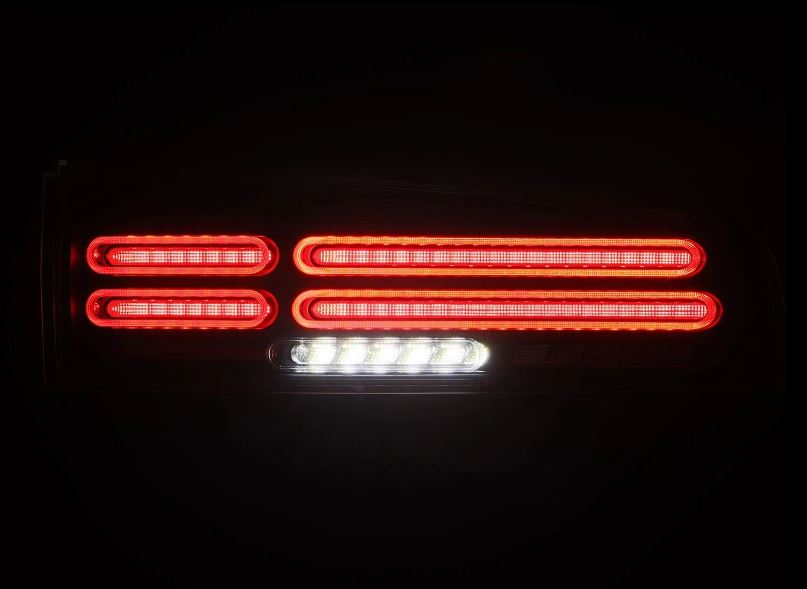 Prismatic LED Taillights Black by AlphaRex