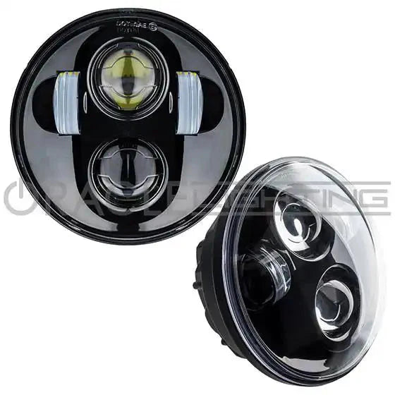 ORACLE 5.75" 40W Replacement LED Headlight - Black Bezel by ORACLE Lighting