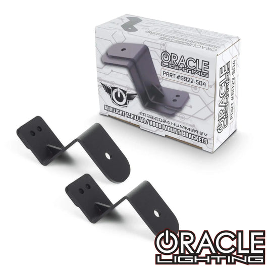 ORACLE Lighting 2022-2025 Hummer EV Aux Light A-Pillar/ Hood Mount Brackets (Pair) by ORACLE Lighting