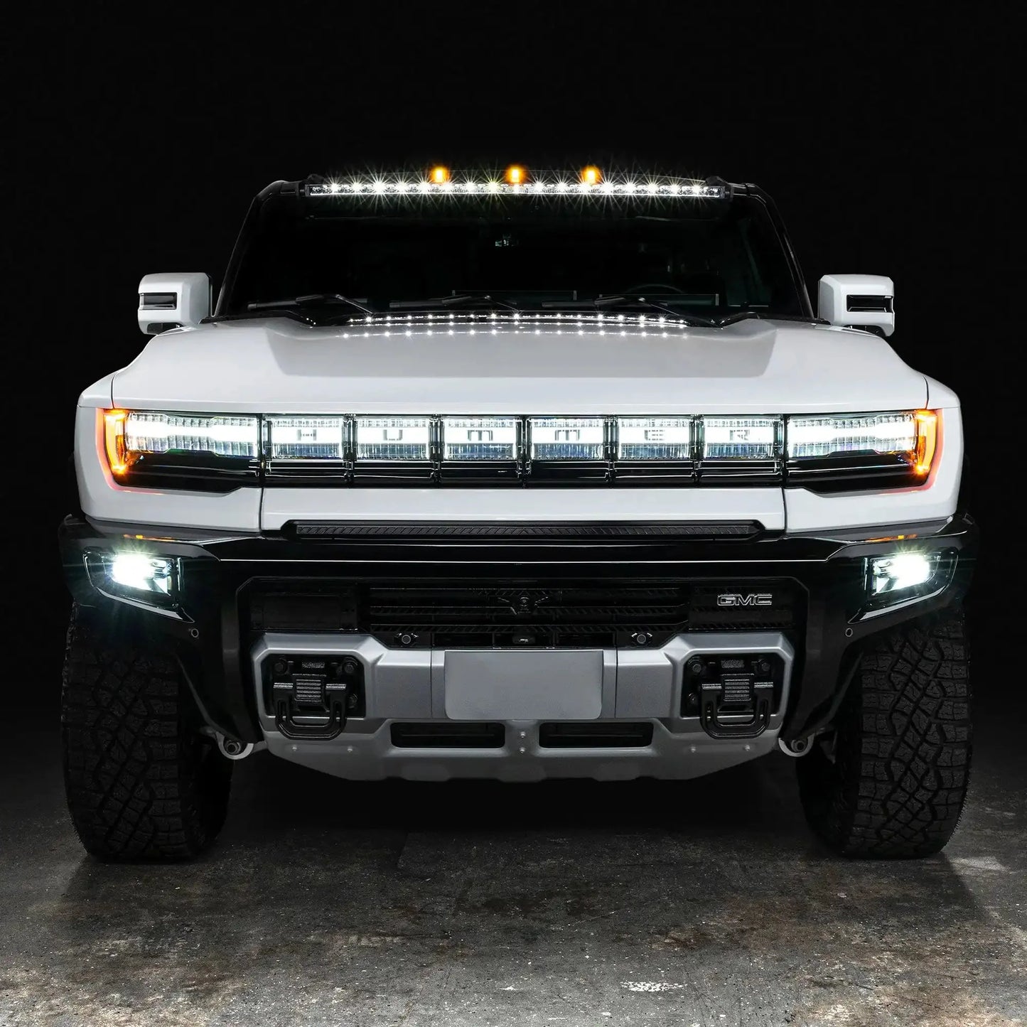 2022-2025 Hummer EV 50" Roof Mount Curved Light Bar w/ Brackets by ORACLE Lighting