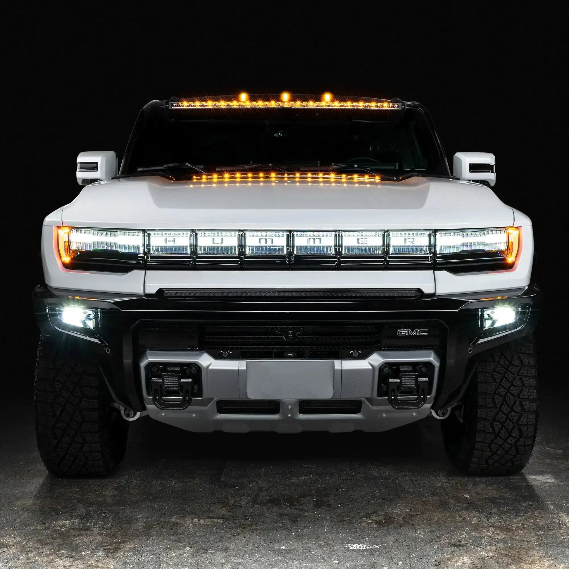 2022-2025 Hummer EV 50" Roof Mount Curved Light Bar w/ Brackets by ORACLE Lighting