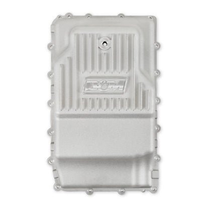 B&M Hi-Tek Heavy-Duty Deep Transmission Pan - Ford 10R80 - Aluminum - Natural by B&M