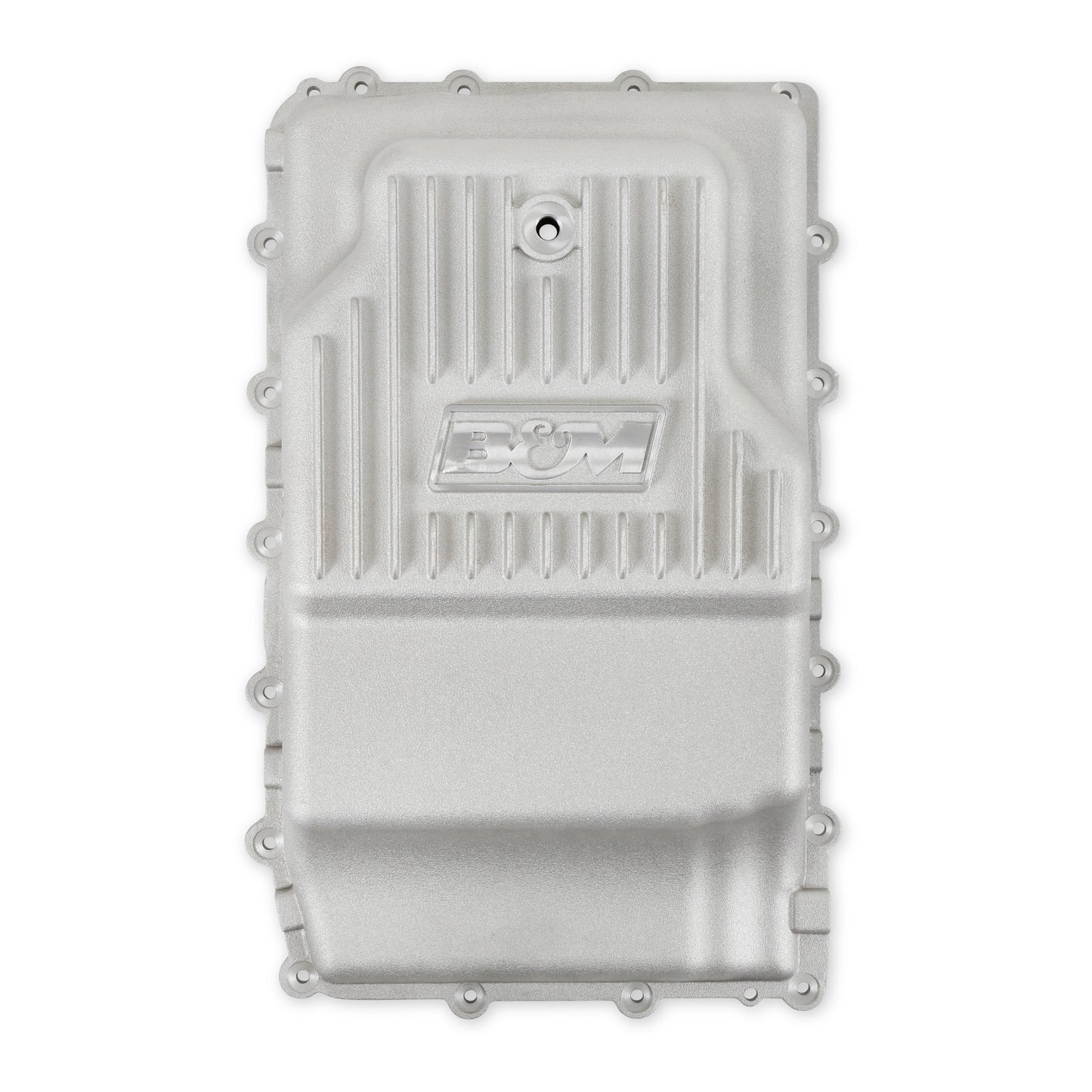 B&M Hi-Tek Heavy-Duty Deep Transmission Pan - Ford 10R80 - Aluminum - Natural by B&M
