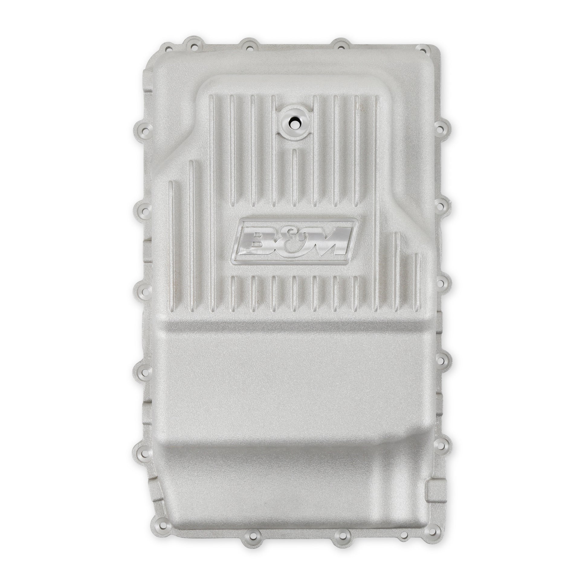 B&M Hi-Tek Heavy-Duty Deep Transmission Pan - Ford 10R80 - Aluminum - Natural by B&M