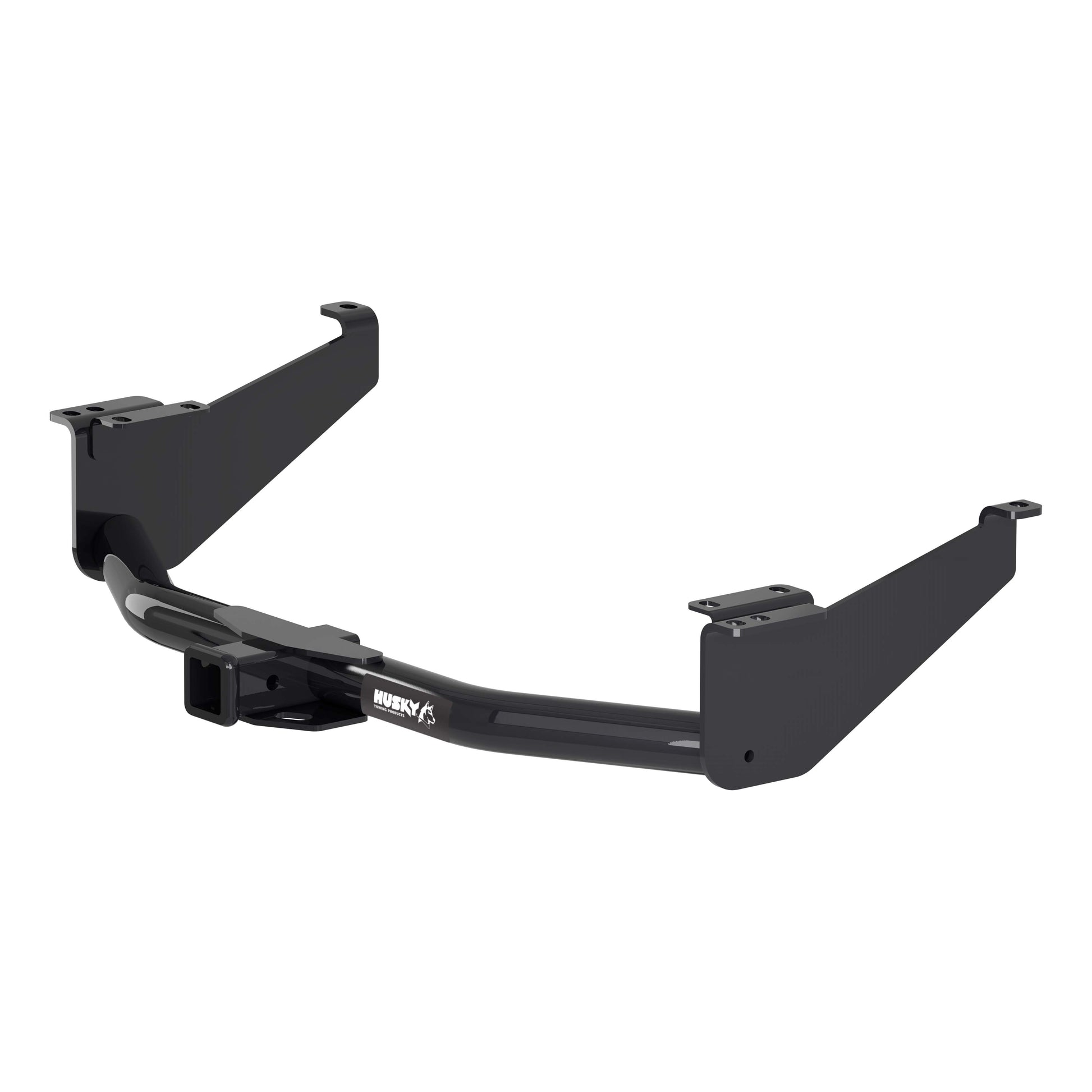 Rnd Tube 2" Recvr 8K LB Wt Cap/800 LB Tong 12K Wt Dist Cap/1200 LB Wt Dist Tong by Husky Towing