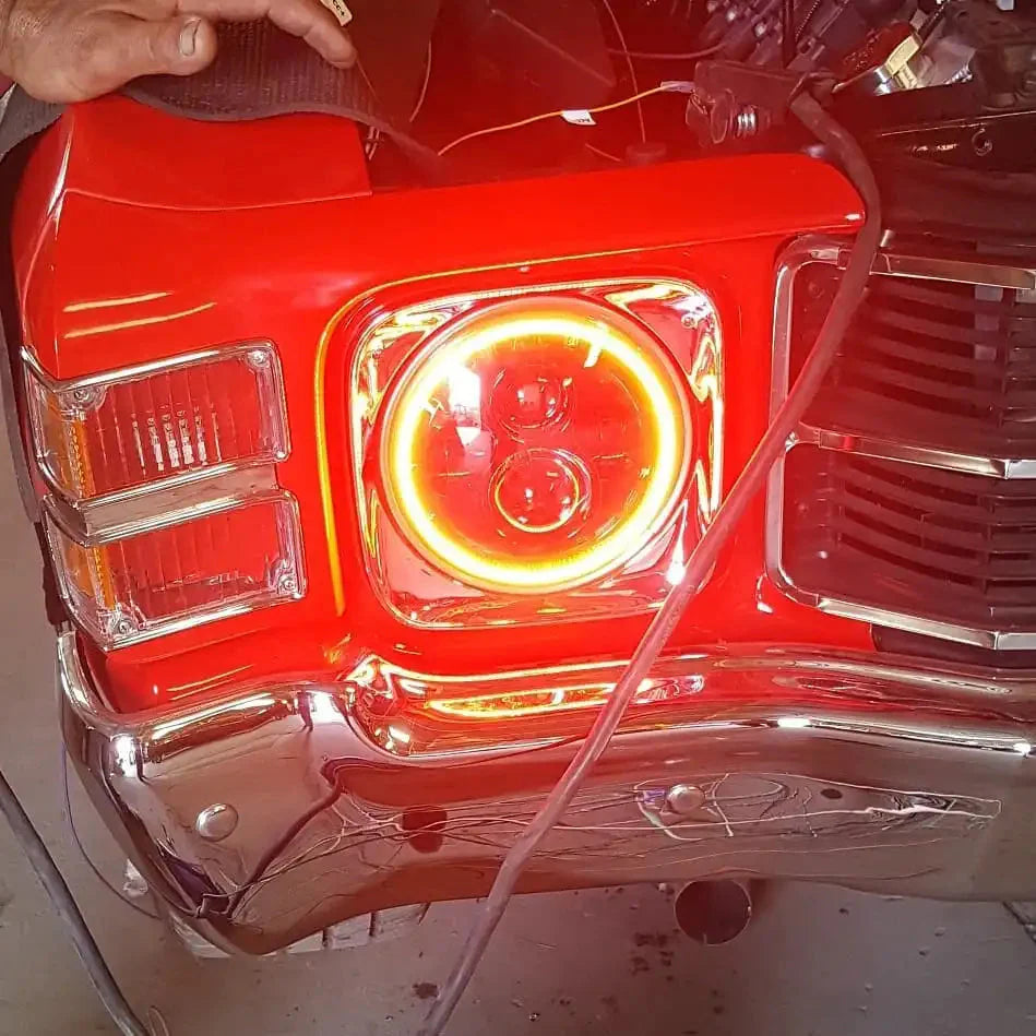 7" High Powered LED Headlights | DOT Certified Sealed Beam Replacement | Jeep Wrangler & Classic Cars by ORACLE Lighting