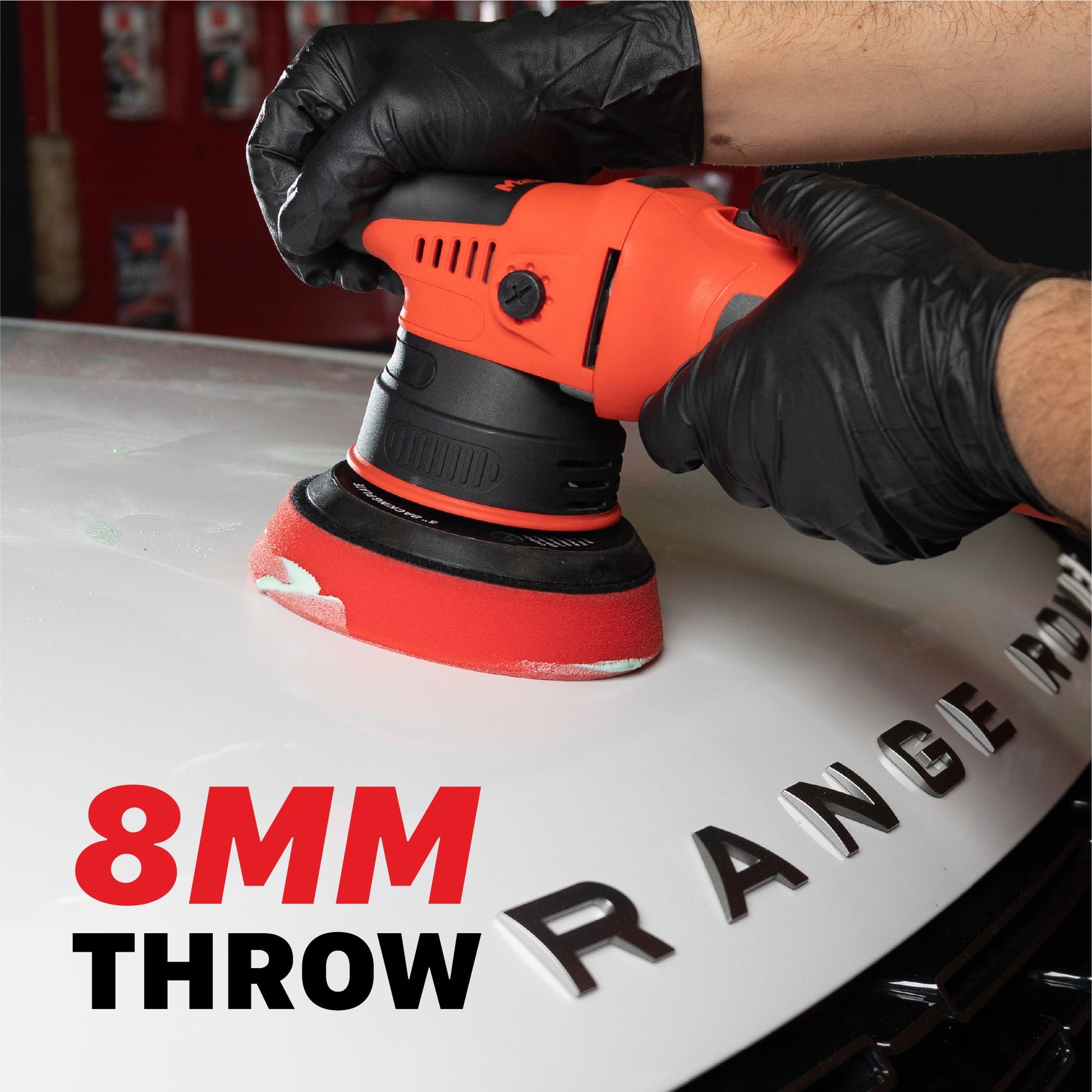 Dual Action Polisher For Car Detailing | M8S V2 - 5in Plate, 8mm Throw, 1000W by MaxshineUSA