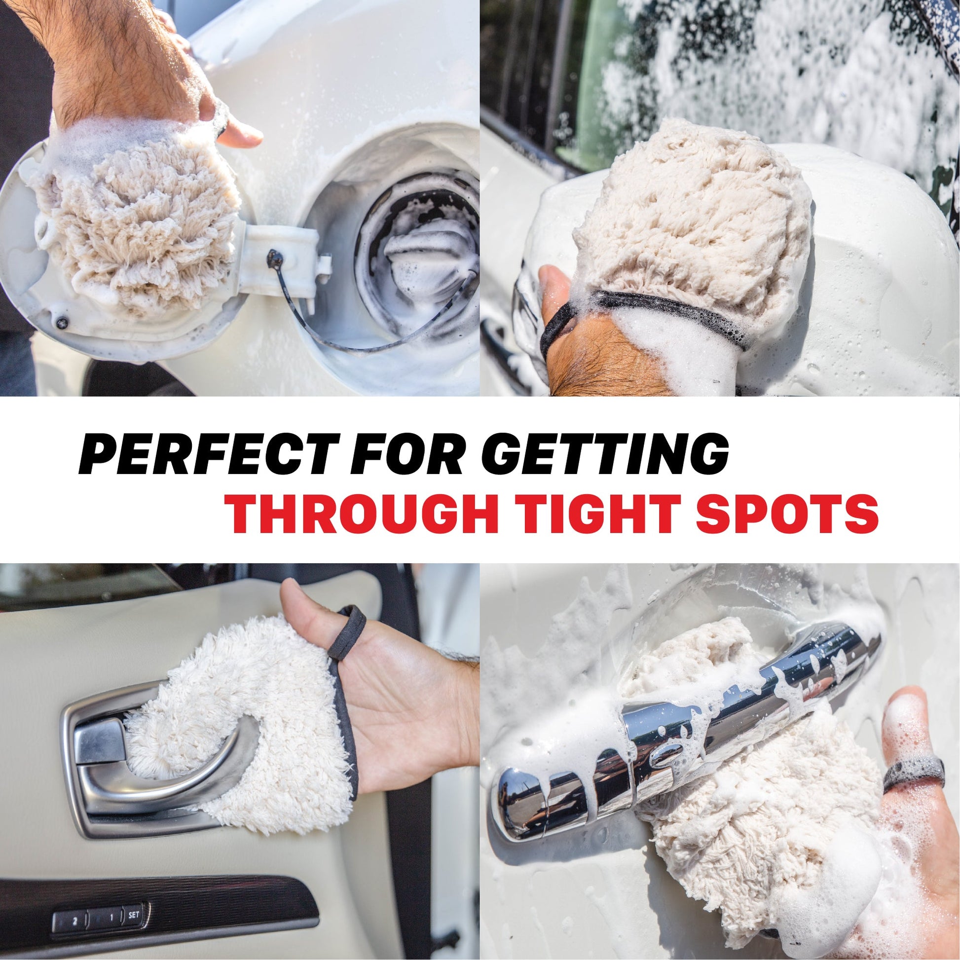 Microfiber Wash Mitts by MaxshineUSA